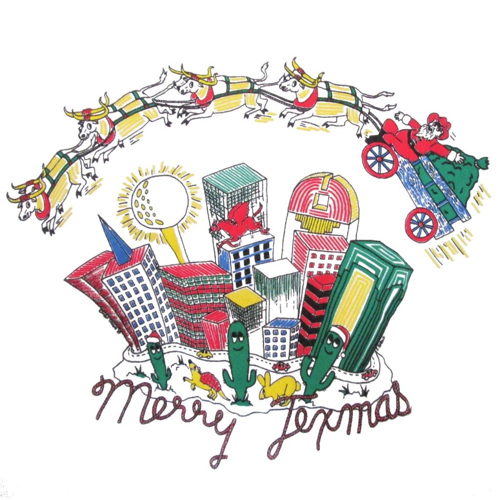 texas vintage ugly christmas sweatshirt size xl